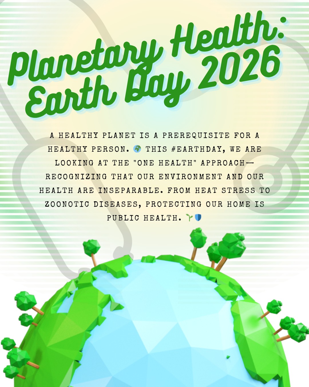 Aime Lufulwabo, MD,MPH: A healthy planet is a prerequisite for a healthy person.