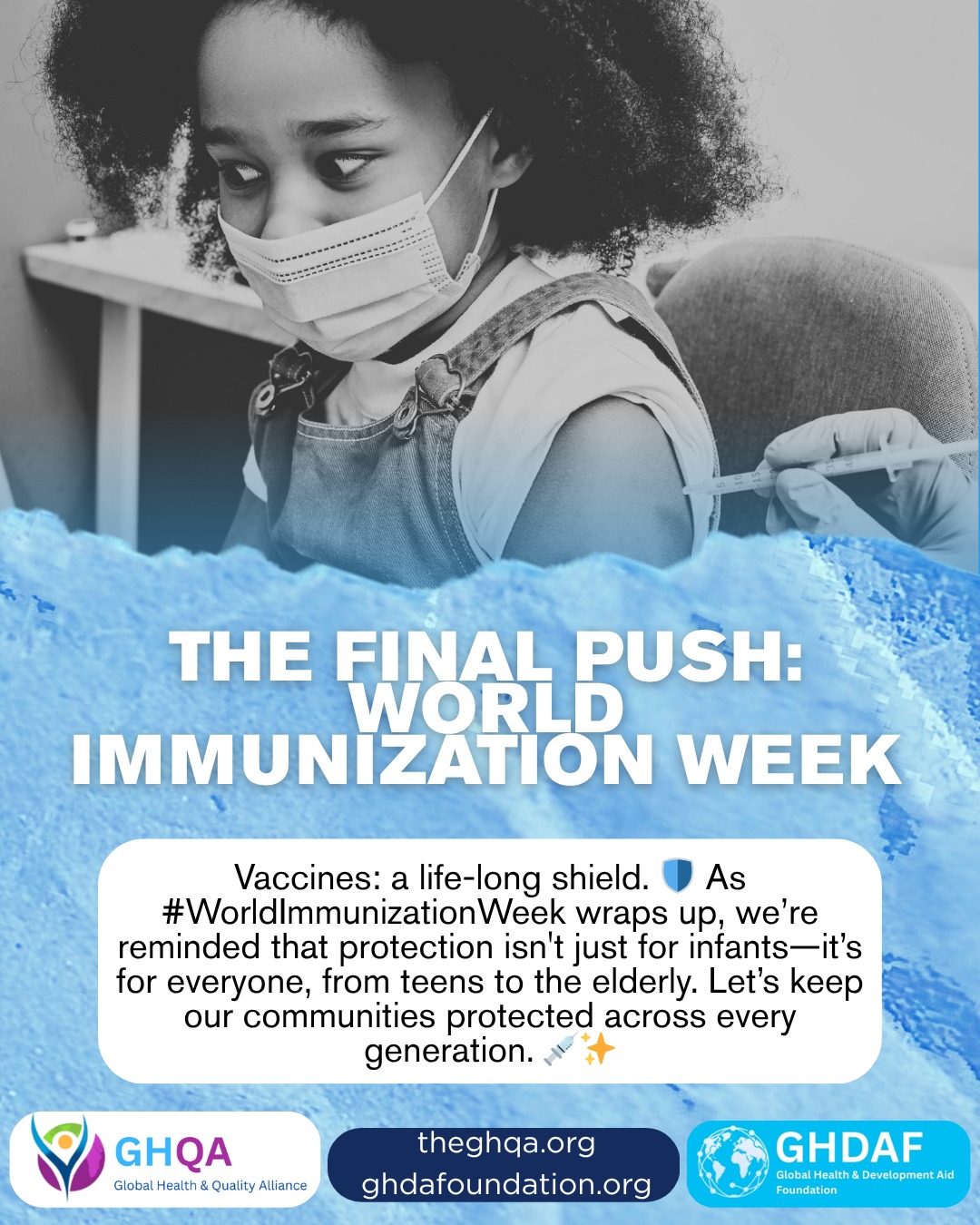 Aime Lufulwabo, MD,MPH: World Immunization week!